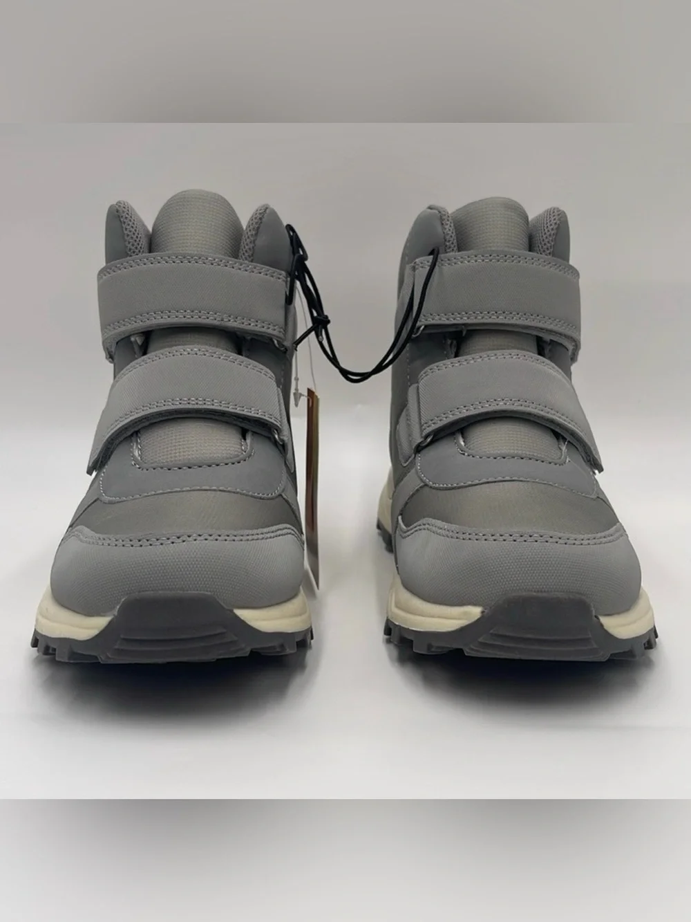NWT All In Motion Kids Faux Leather Winter Boots Waterproof Size 4